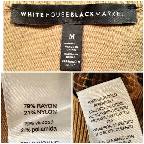 1/2 Sleeve Knit Python Print Top by WHBM - Picture 8 of 8